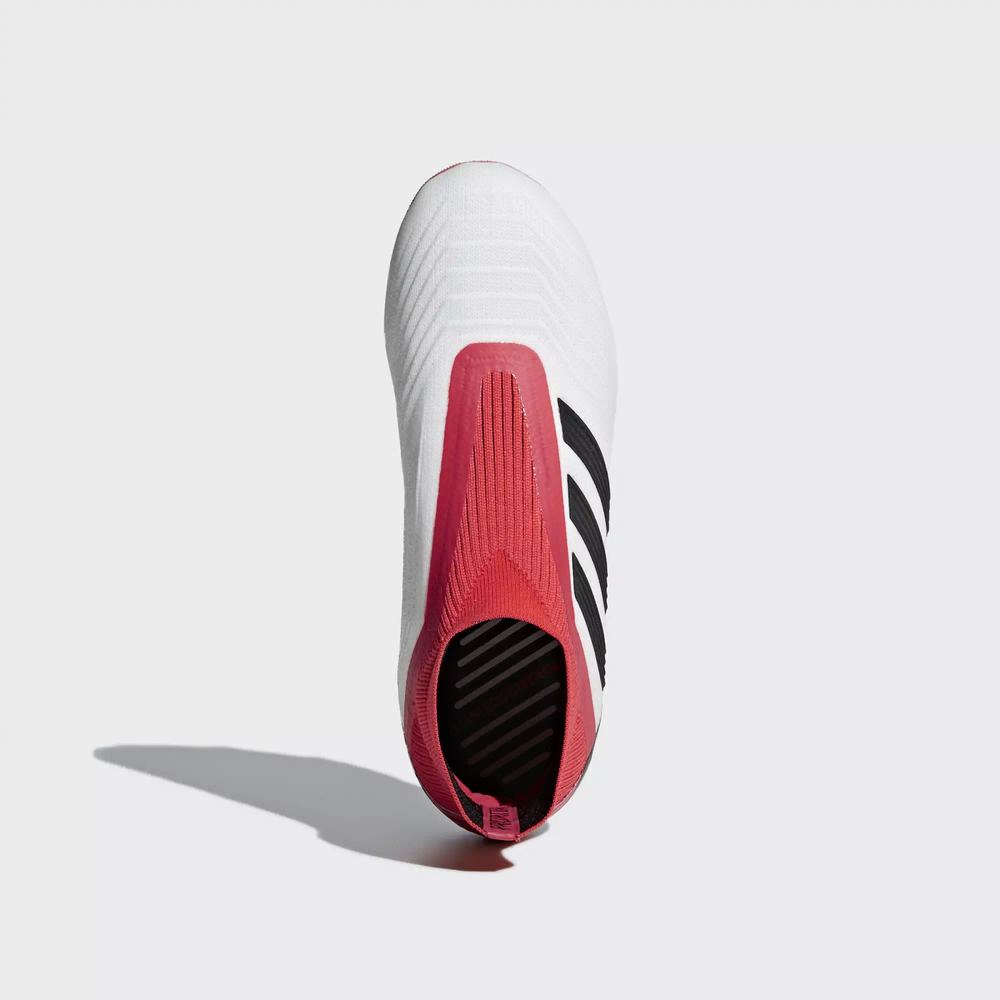 Adidas Predator 18+ Firm Ground Tenis De Futbol Blancos Para Niño (MX-94498)